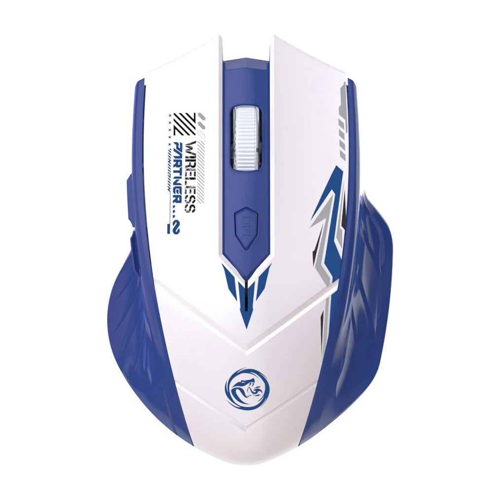 2.4G Wireless Mouse Dual-Mode Bluetooth Mouse 6Buttons Silent Gaming Mice Rechargeable E-Sports Mouse 1600DPI Office Mice For PC