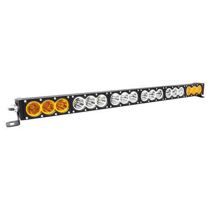 6-54 inch 30-300W LED Bar 4x4 with 12v Wire Harness Kit, LED Light Bar for Offroad Vehicles Trucks ATV, Amber White Fog Light