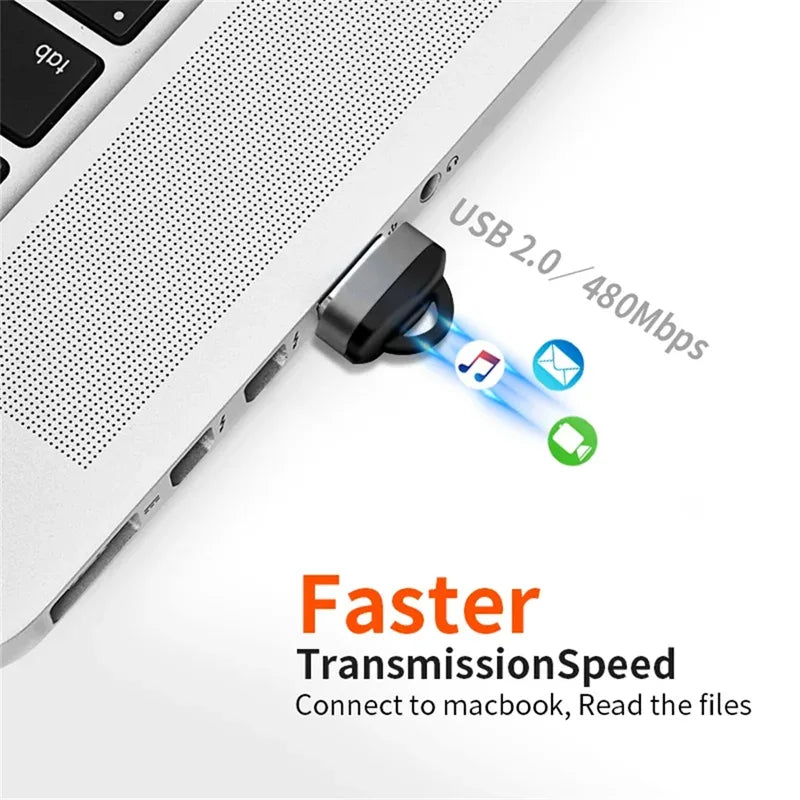 USB 2.0 Mini SD & TF Card Reader Adapter