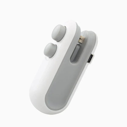Mini Handheld Heat Bag Sealer with Rechargeable Design