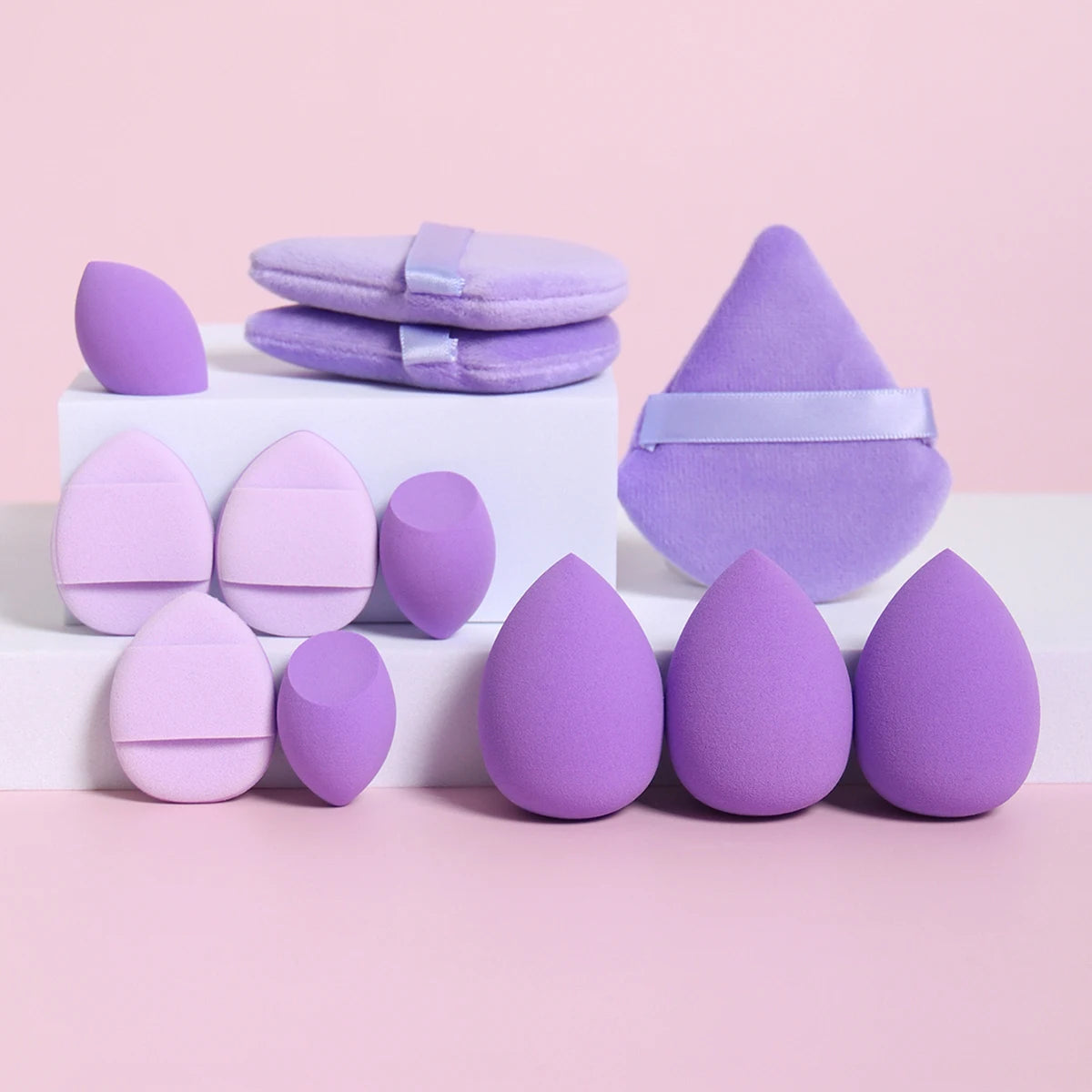 12-Piece Makeup Sponge & Puff Set