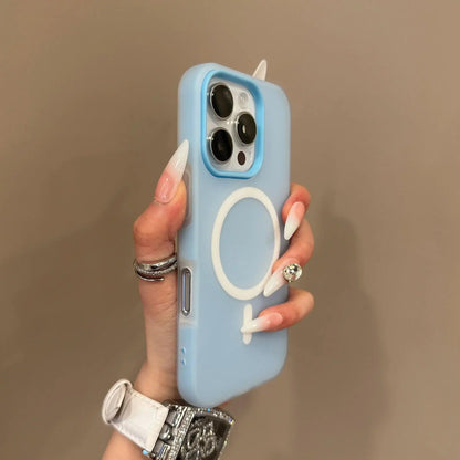 iPhone MagSafe Case – 2-in-1 Candy Color Matte Cover