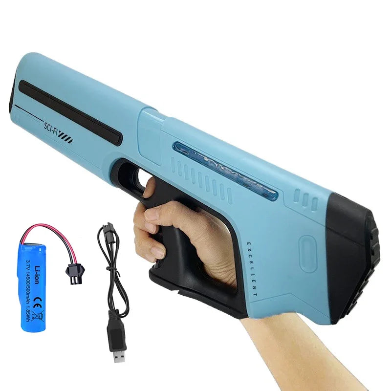 Electric Water Guns For Adults Powerful Squirt Automatic Water Suction Water Blasters Summer Outdoor Beach Toy For Boys Kid Gift