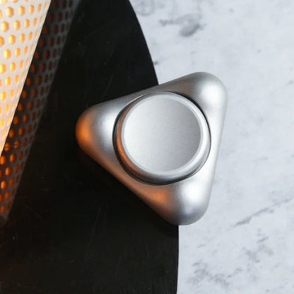 3-Point Stainless Steel Gyro Fidget Spinner for Stress Relief