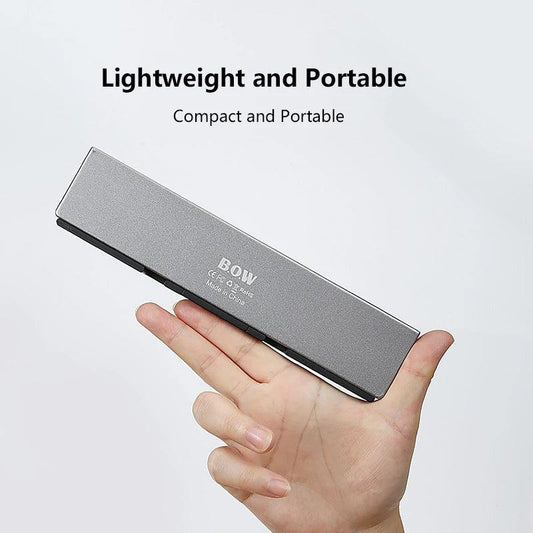 Foldable Bluetooth Keyboard with Magnetic Stand Portable Wireless Keyboard for iPad iPhone Samsung Tablet Rechargeable