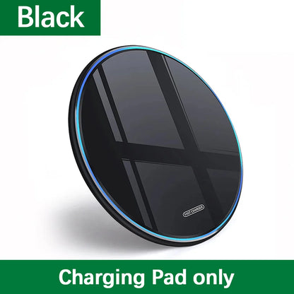 30W Wireless Charger Pad for iPhone 17 16 15 14 13 12 11 Samsung Xiaomi Phone Chargers Induction Fast Charging Dock Station