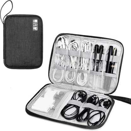 Multifunctional Digital Travel Packing Cube Space Saving Mobile Hard Drive Data Cable Storage Bags Small Objects Organize Pouch