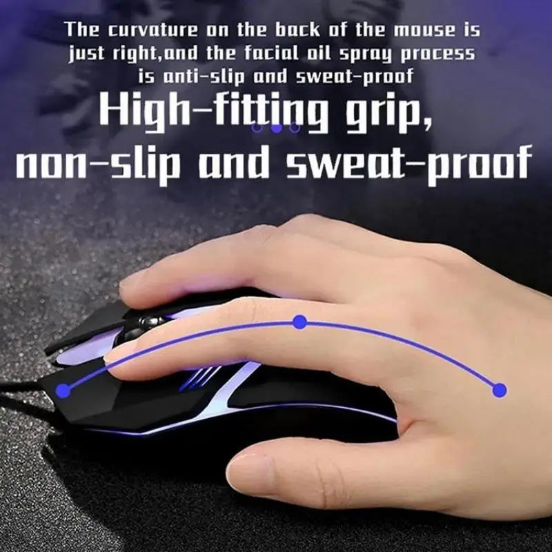 2025 Latest High Quality Ergonomic Design Gaming Mouse Desktop Computer Laptop USB Backlit Mouse Manufacturers Hot Sale