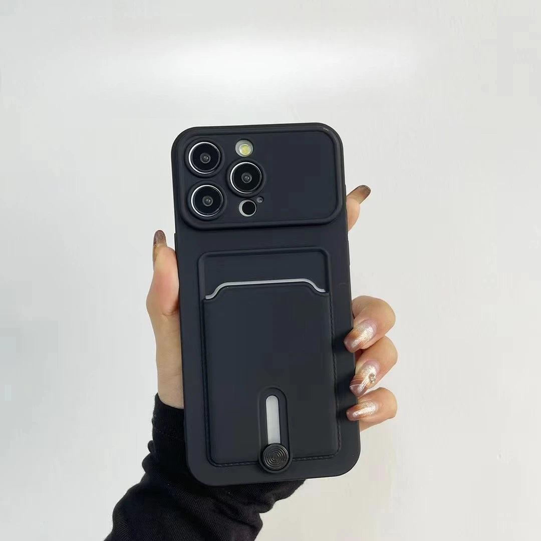 iPhone Wallet Case with Card Slot & Kickstand