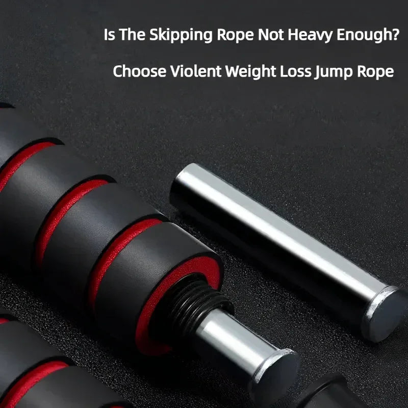 1PCS The New Jump Rope Steel Wire Skipping Exercise Adjustable Jumping Fitness Workout Training Home Sport Equipment Tangle-Free - Urbizia