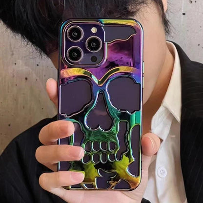Skeleton Skull Shockproof Case for iPhone 16–11 Pro Max