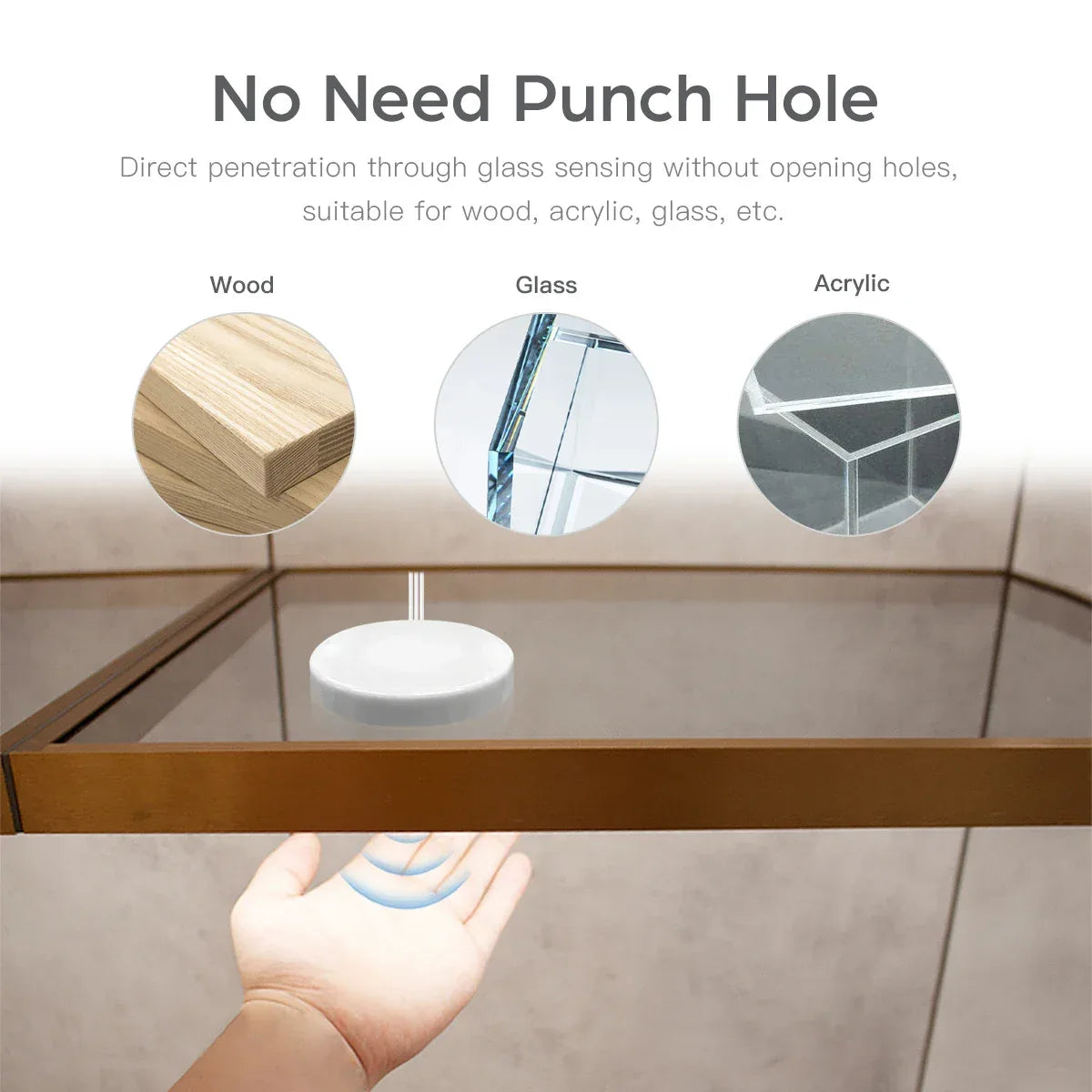 Motion Touch Sensor LED Cabinet Light Bar (Wireless Under Cabinet Lamp)