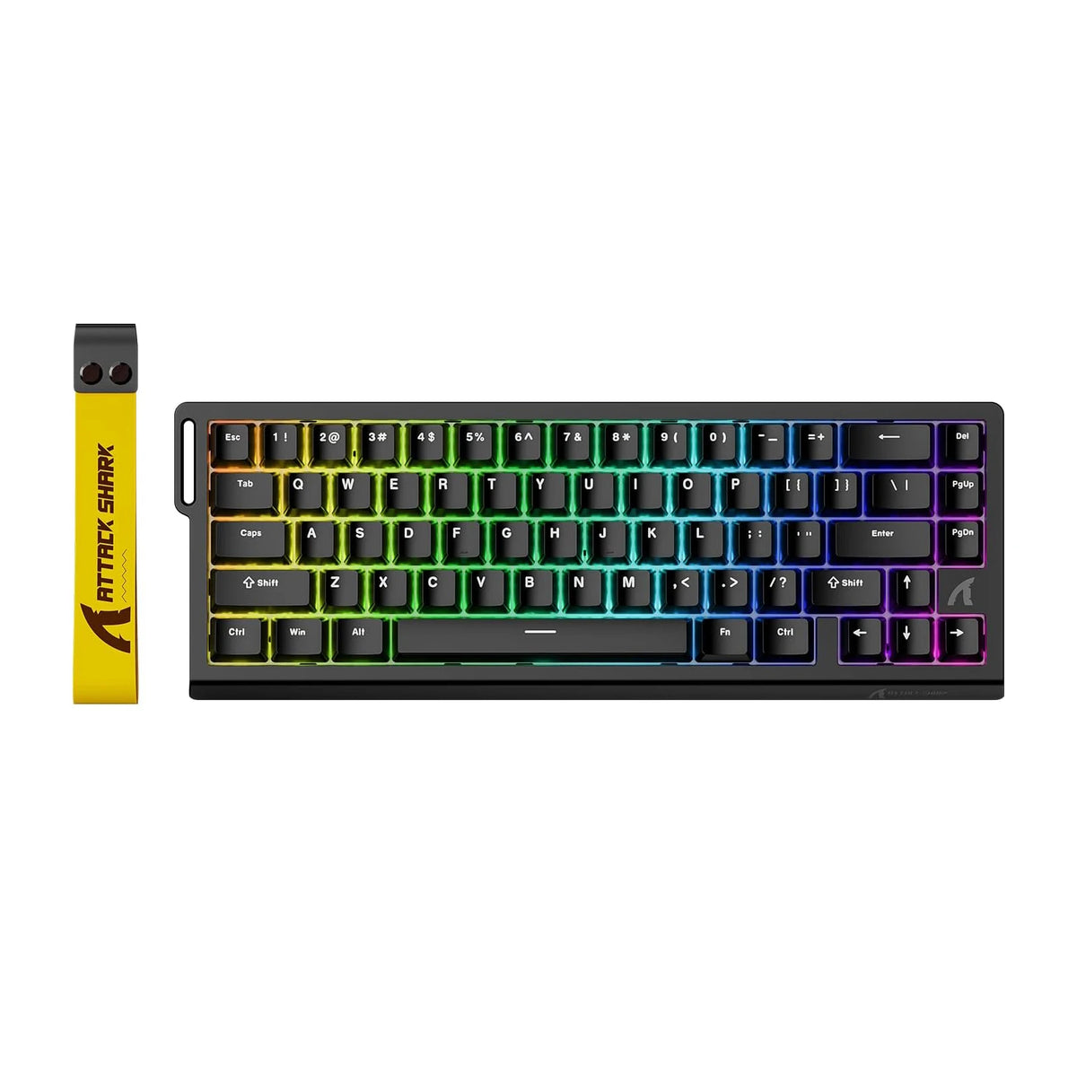 ATTACK SHARK X68 HE Rapid Trigger Mechanical Gaming Keyboard 60% Wired with Adjustable Actuation,Hall Effect Magnetic Switch,8KH