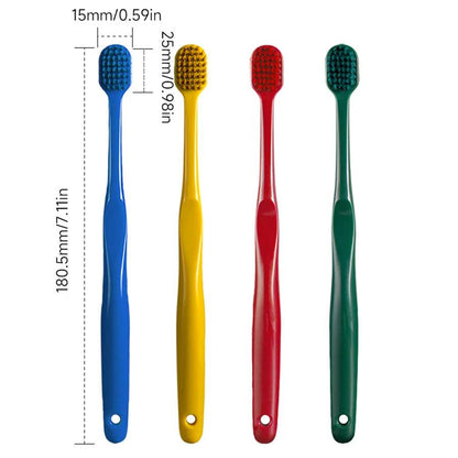 Four colors New Volcanic Charcoal Toothbrush Widen Soft Eco Friendly Portable Fiber bursh Premium Oral Hygiene Care Dropshipping