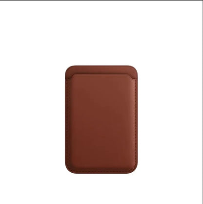 For Magsafe Official 1:1 Leather wallet Magnetic Card holder Case For iPhone 18 Pro 17 16 15 Pro Max Samsung Bag With Box Cover