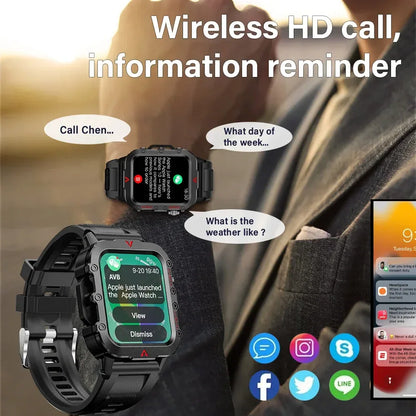 LAXASFIT Men's Smart Watch – Sports & Health Tracker - Urbizia
