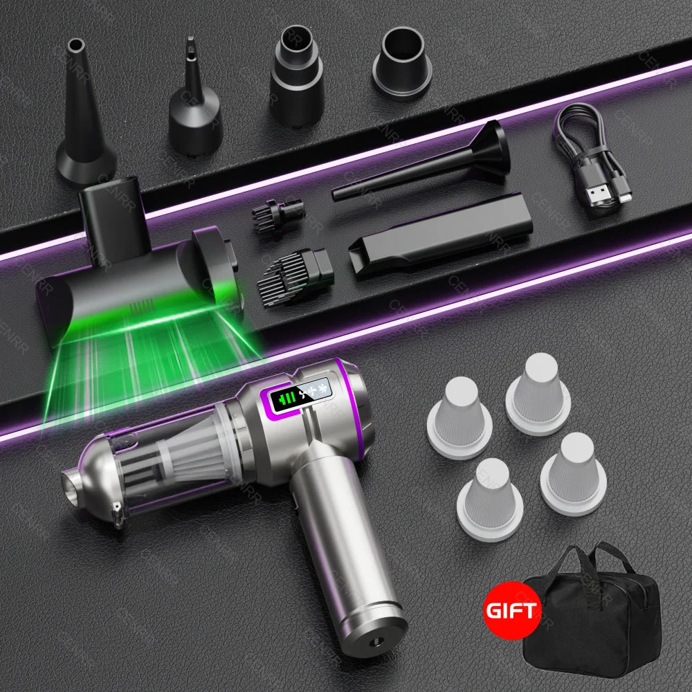 New 998000PA Mini Car Vacuum Cleaner Cordless Powerful for Home Handheld Blower for Car Cleaner Portable Car Vacuum Cleaner