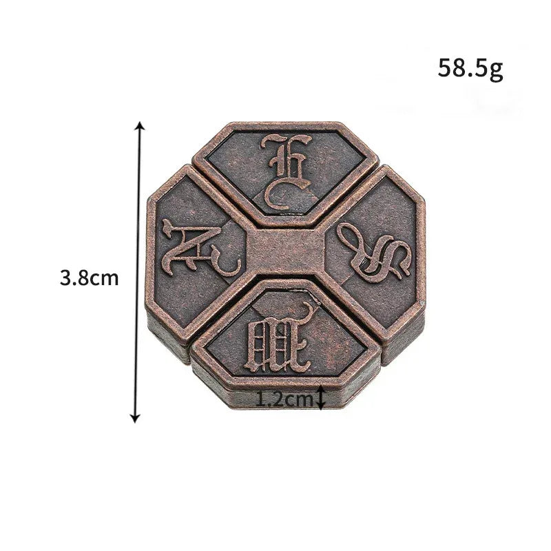 Classic Metal Lock Puzzle Brain Teaser IQ Challenge