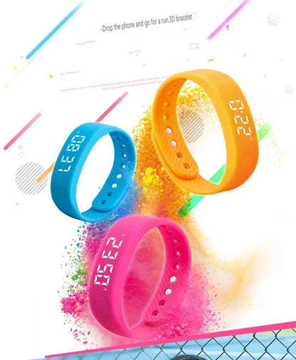 Smart Bracelet LED Digital Waterproof Smart Clock Smartband With running pedometer Monitor Smart Band Vibration Alarm Reminder