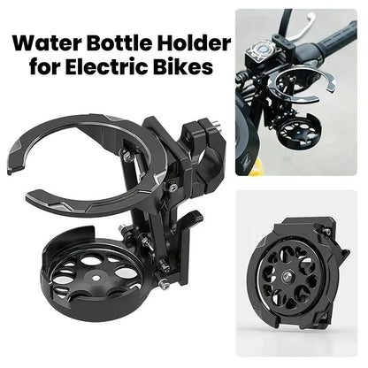 NEW Motorcycle Foldable Water Cup Bracket For Electric Bicycle Sport Cycling 360° Adjustable Handlebar Drink Holder Accessories