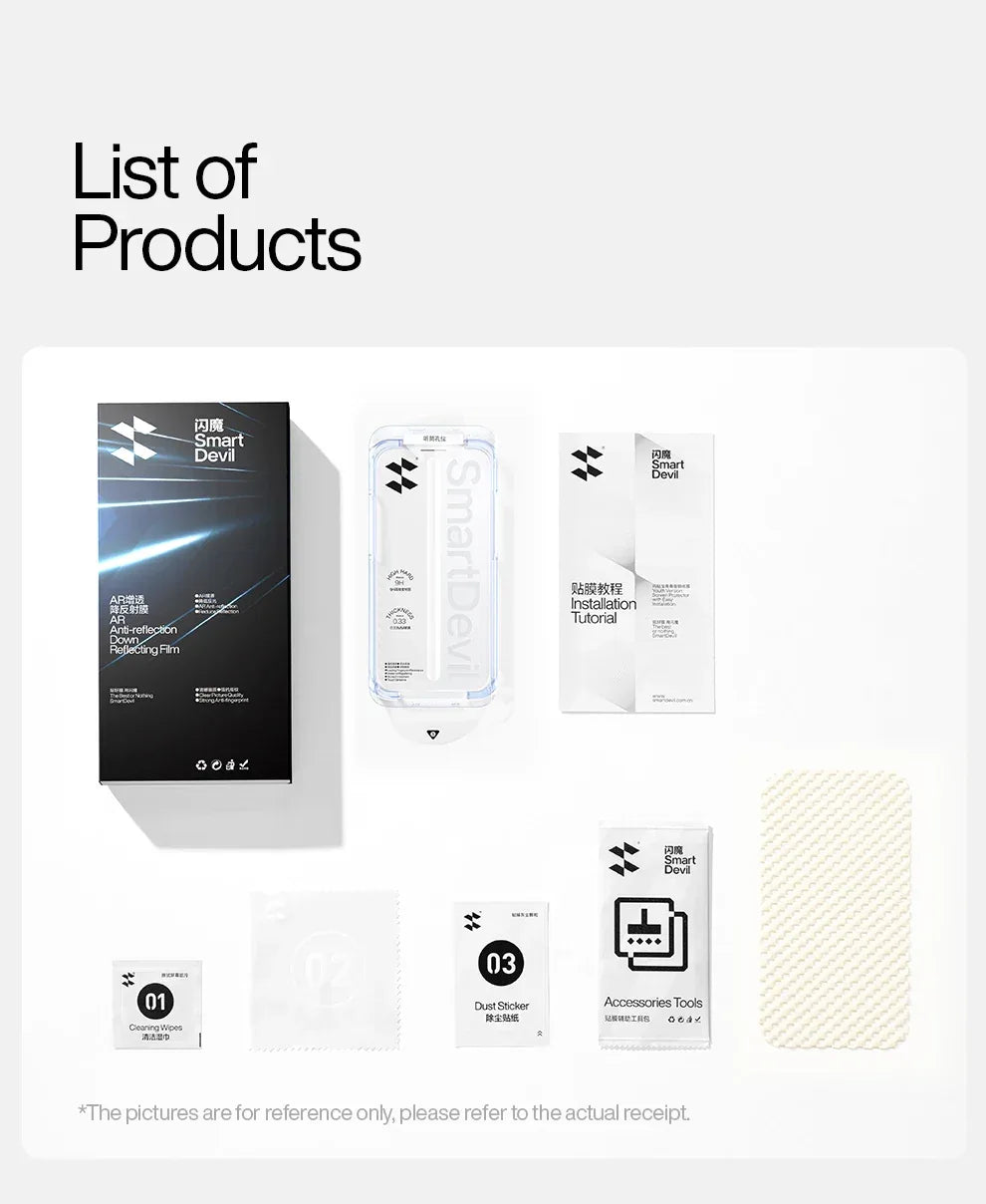 Anti-Reflection Tempered Glass Screen Protector iPhone