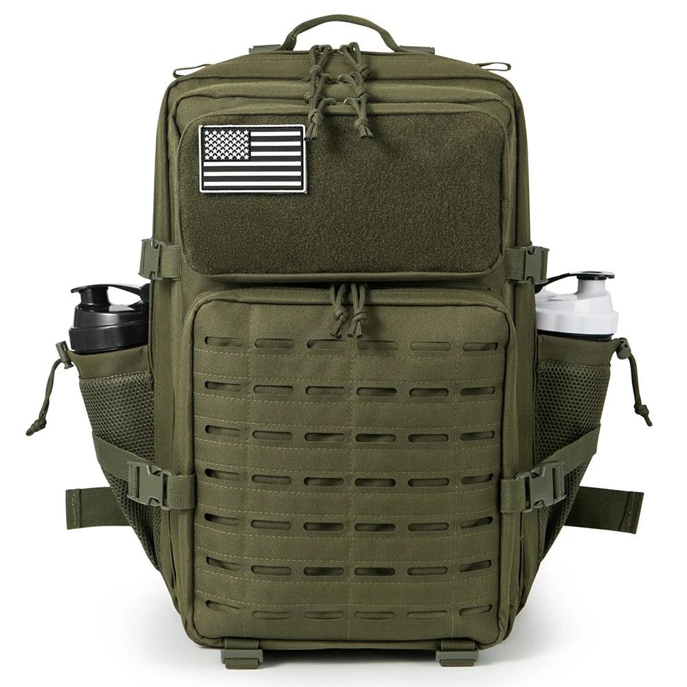 45L Tactical Backpack survival Bag Hunting MOLLE Backpack GYM For Men EDC Outdoor Hiking Rucksack Witch Bottle Holder