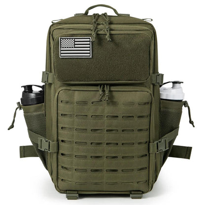 45L Tactical Backpack survival Bag Hunting MOLLE Backpack GYM For Men EDC Outdoor Hiking Rucksack Witch Bottle Holder