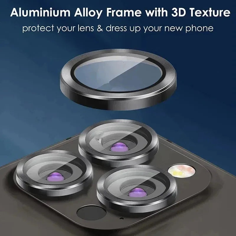 3Pcs Camera Lens Glass Protector for iPhone Pro Max Series