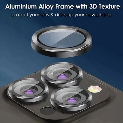 3Pcs Camera Lens Glass Protector for iPhone Pro Max Series