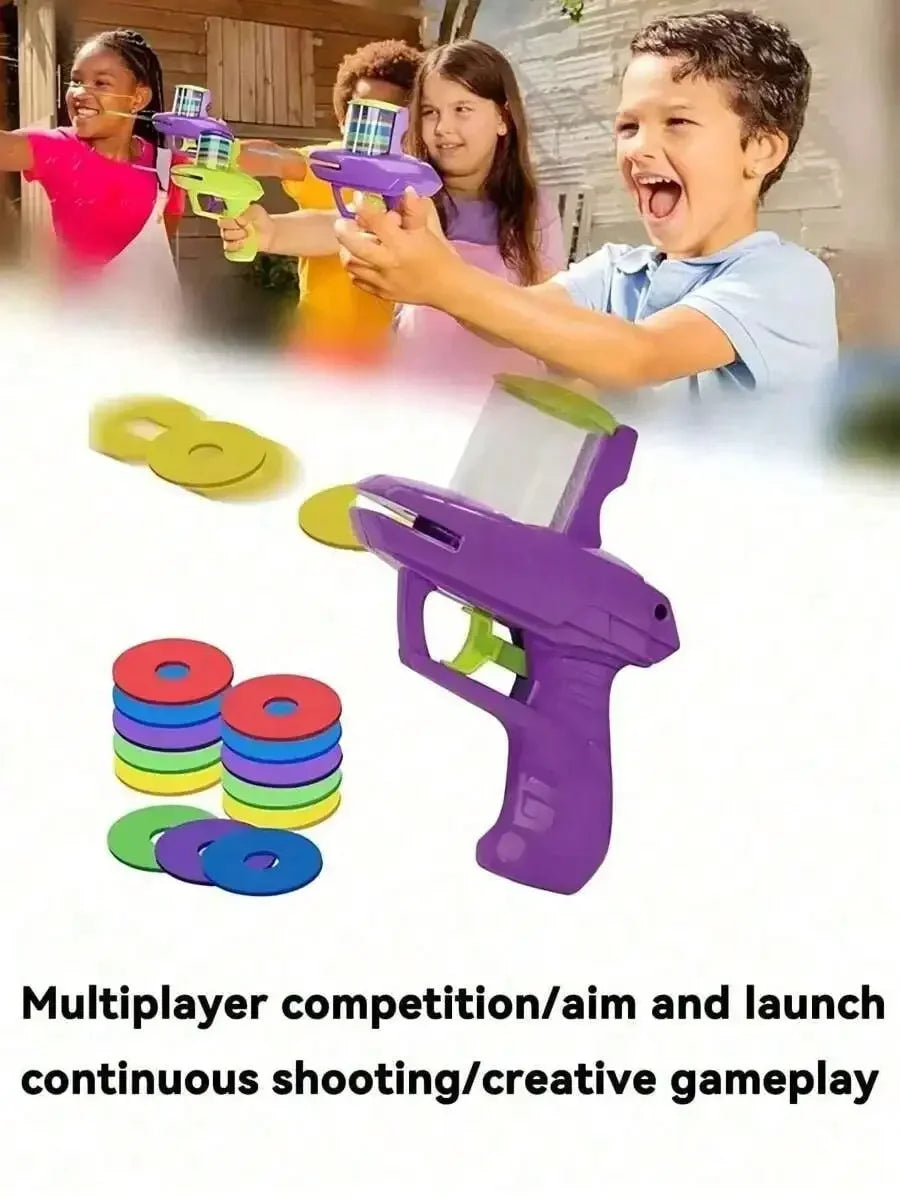 2026 Disc Launcher,Children's Outdoor Indoor Toys,Parent-Child Interactive Gift,Suitable For Boys And Girls Stocking Fillers Boys,Kids Gadgets,Girl Gift, Educational Games,Travel Toys, Perfect Birthday Gifts For Children Over