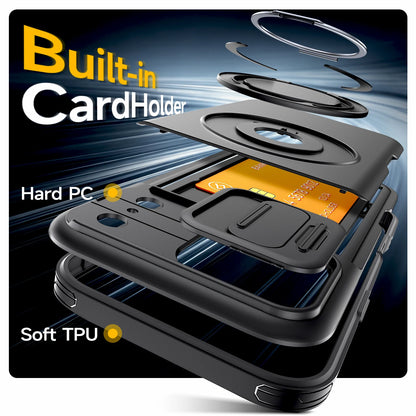 Luxury Wallet Case For iPhone 18 17 16 15 14 13 12 Pro Max 17E 16E 17Pro IPhone17 Shockproof Armor Card Slot Stand Holder Cover
