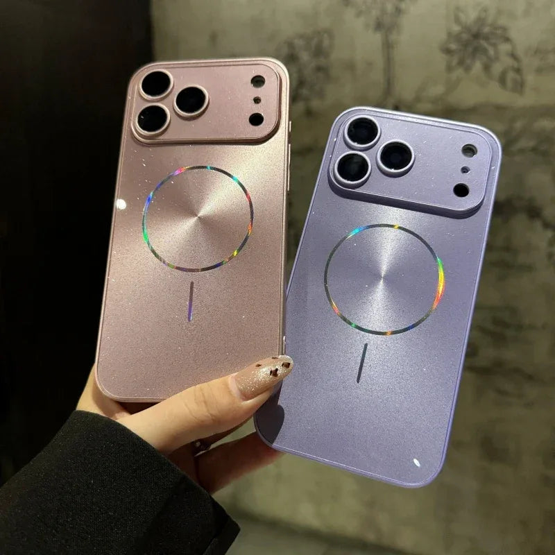 Magnetic Glitter Aurora MagSafe Case for iPhone