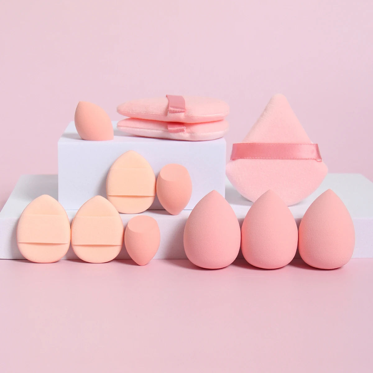 12-Piece Makeup Sponge & Puff Set