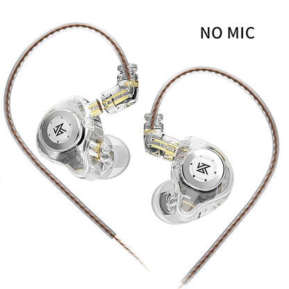 KZ EDX PRO 10mm Dual Magnetic Dynamic IEM HiFi Earphones with 2Pin Detachable 5N OFC Cable Ergonomic Design Upgraded Gaming Earbuds for Audiophile