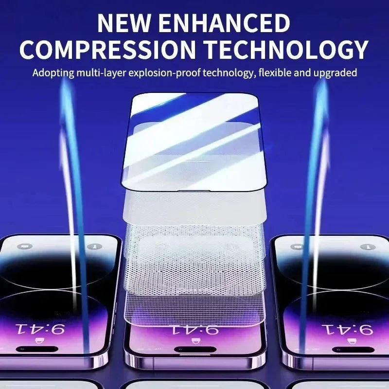 Oleophobic Screen Protector iPhone Dust-Free Install 3-Pack