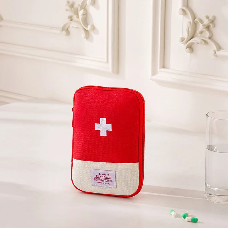 Mini Oxford First Aid Storage Bag for Travel & Outdoor