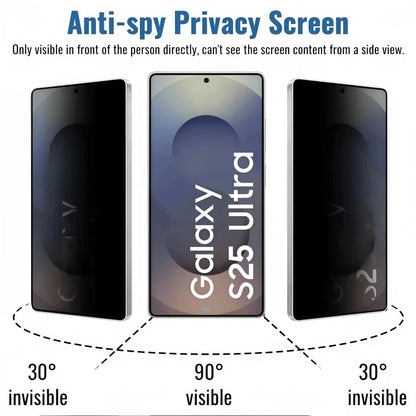 1-3Pcs Privacy Screen Protector For Samsung Galaxy S26 Plus Ultra S25 S24 S23 S22 S22 S21 Easy Install Anti-Spy Tempered Glass