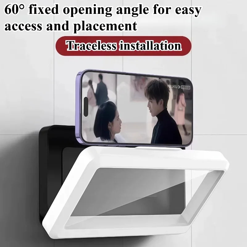 Fixed Universal Waterproof and Anti-fog Mobile Phone Case for Bathroom Shower Phone Holder Waterproof Can Touched Shower Phone