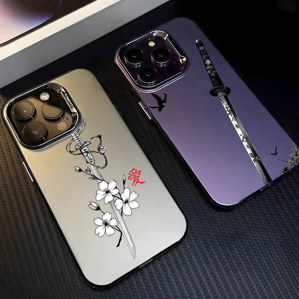 Samurai Aurora Case for iPhone 17–11 Shockproof