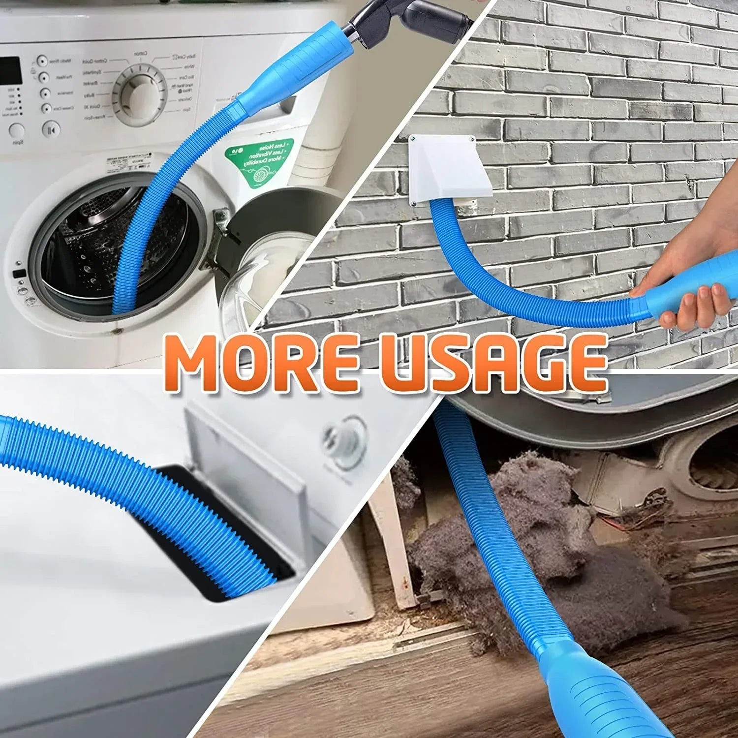 Dryer Vent Cleaner Brush – Vacuum Hose Attachment - Urbizia