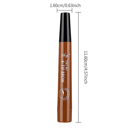 4 fork microblading eyebrow pencil waterproof eyebrow pencil natural long-lasting eyebrow makeup five colors