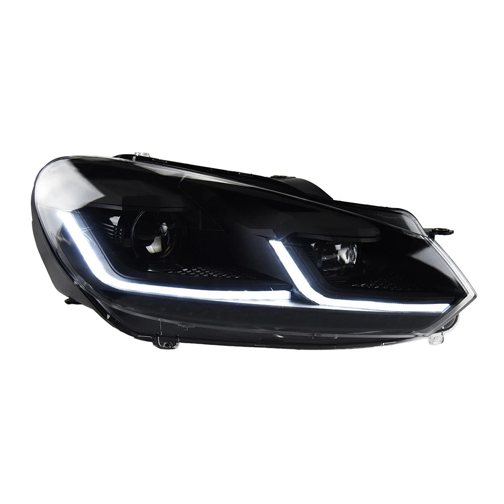 AKD Car Styling LED Head Lamp for Volkswagen Golf 6 Headlights 2009-2012 GOLF VI MK6 LED Headlight DRL Signal Lamp Automotive Accessories