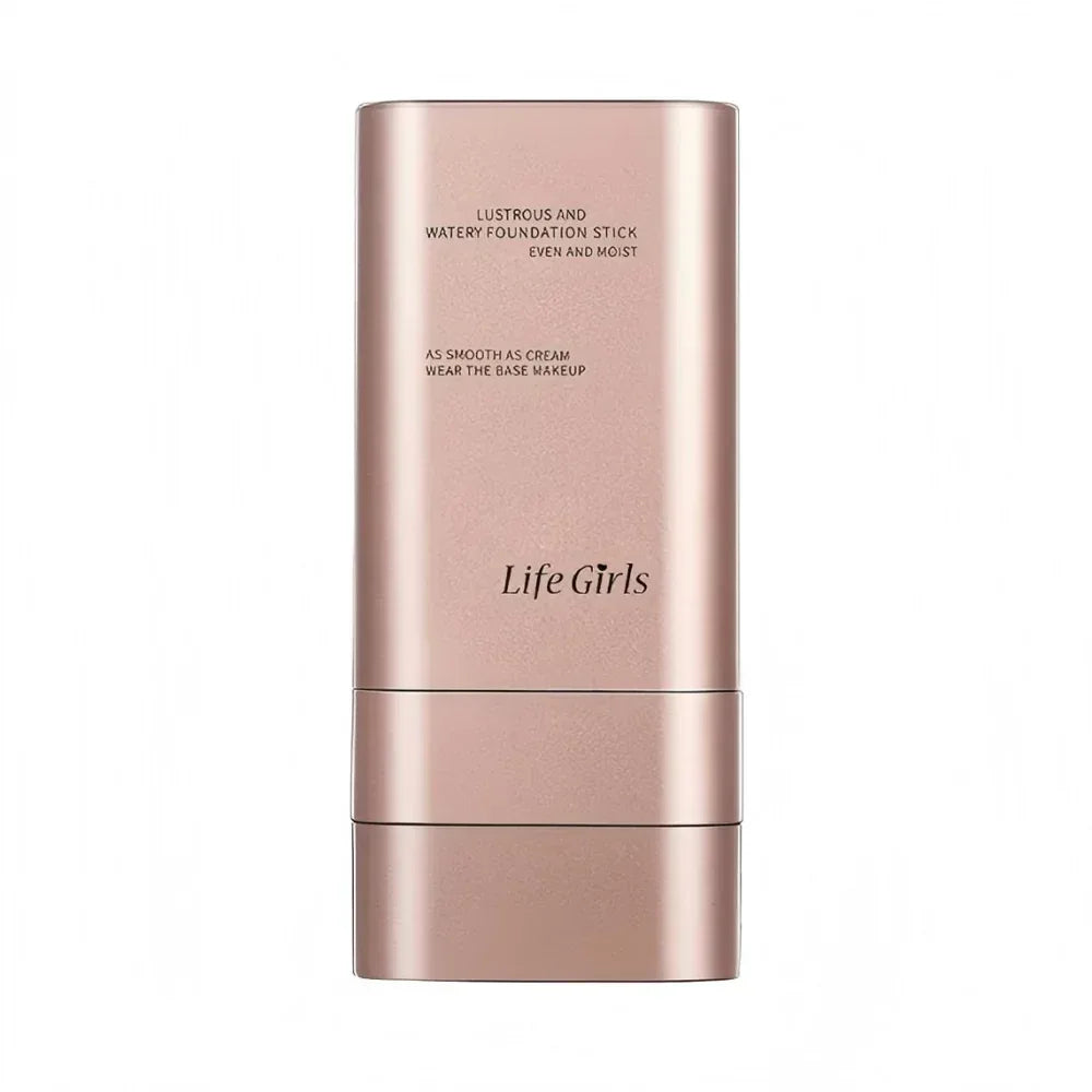 Life Girls Watery Double-Headed Foundation Stick with Brush, Natural Long-Lasting Flawless Makeup For Facial Concealer Cosmetics - Urbizia