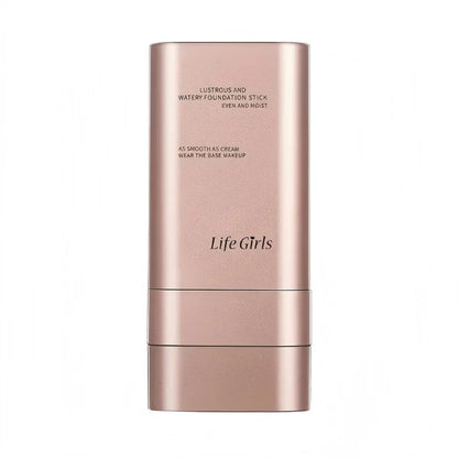 Life Girls Watery Double-Headed Foundation Stick with Brush, Natural Long-Lasting Flawless Makeup For Facial Concealer Cosmetics - Urbizia