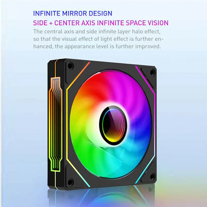 UPSIREN UF-1 PRISM 4 PRO 120mm ARGB PWM Case Fan