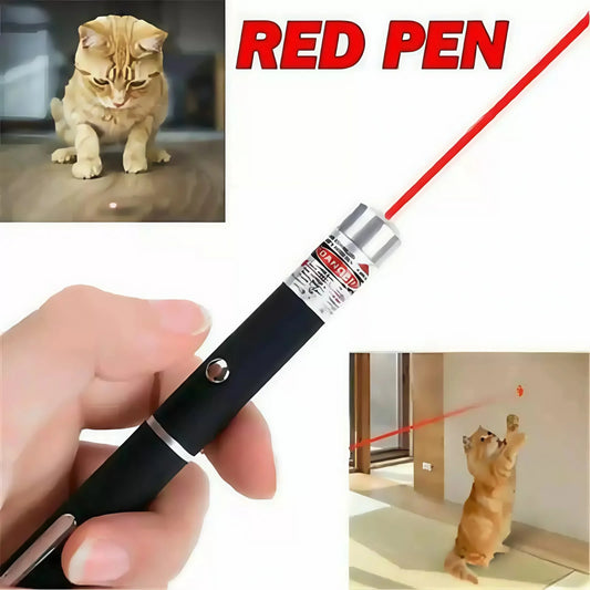 Red Laser Pointer Pen - Long Range Single Point Laser for Cat/Dog Pet Toy, Outdoor Hiking Presentation - Urbizia