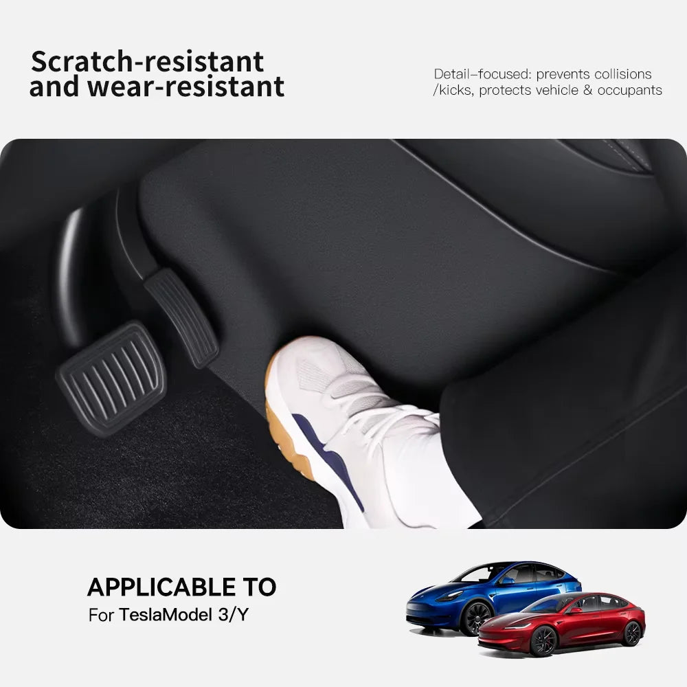 YZ Car Center Console Two Side Panel Anti Kick Pad Protector For Tesla Model 3 Y Highland Juniper 2026 TPE Anti-dirt Protective