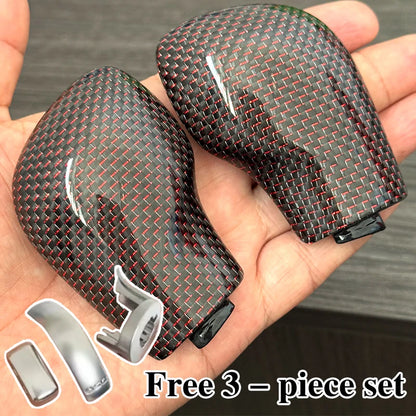 Carbon Fiber DSG Gear Knob Cover Shifter Trim for VW Golf 7 GTI R Tiguan Passat B7 B8 CC R20 Scirocco Jetta MK6 GLI Interior