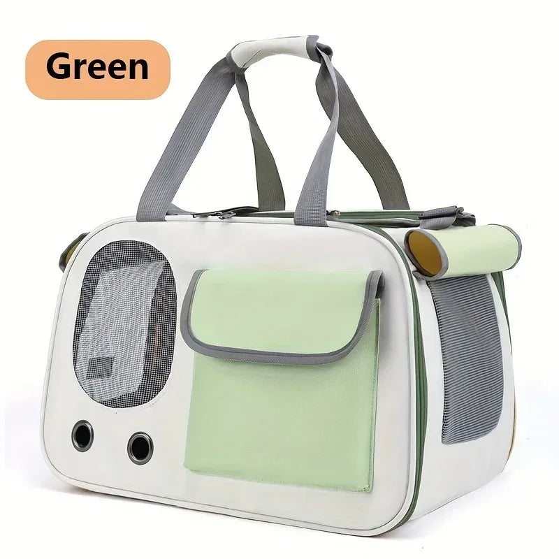 1Pcs Portable Pet Carrier Cat Bag For Cats And Dogs Ideal For Travel And Outdoor Activities Suitable For Cats And Small Dogs - Urbizia