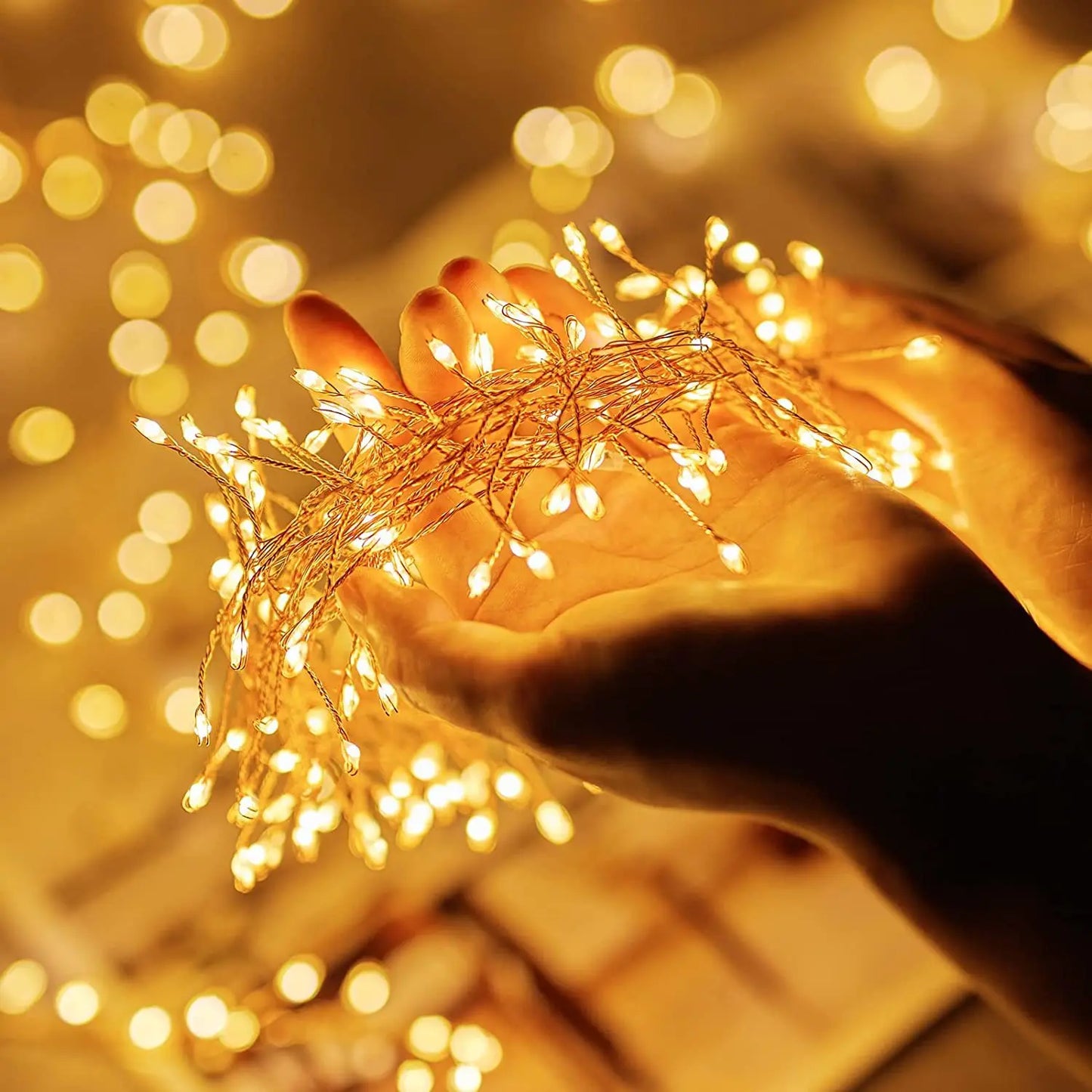 USB LED Firecracker String Lights – 3M / 6M / 9M with Remote Control